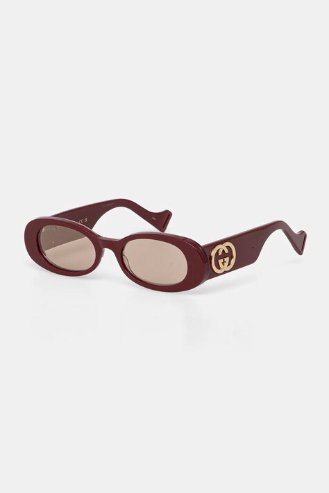 Gucci ochelari de soare culoarea bordo, GG0517S