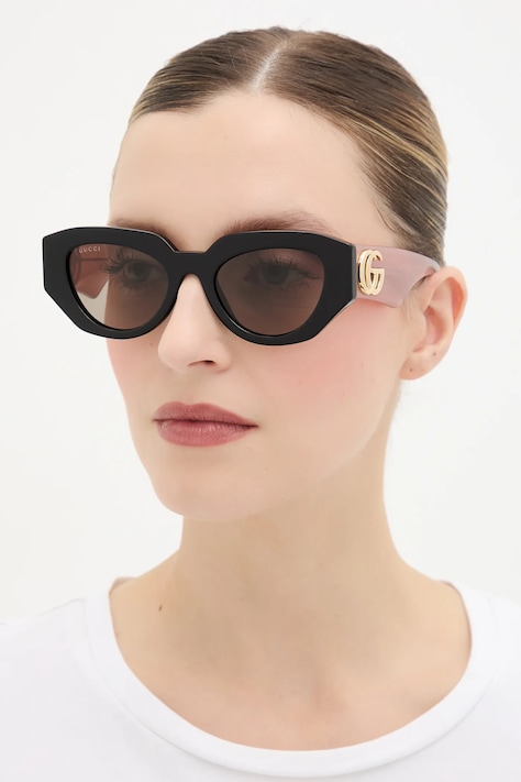 Солнцезащитные очки Gucci цвет чёрный GG1421S