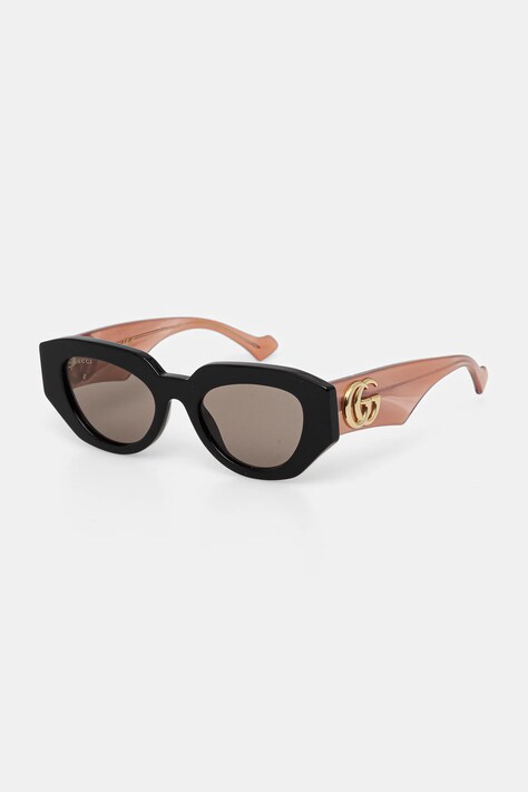 Сонцезахисні окуляри Gucci колір чорний GG1421S