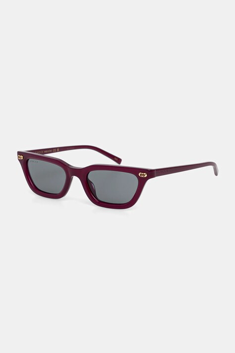Gucci okulary przeciwsłoneczne damskie kolor fioletowy GG1944S