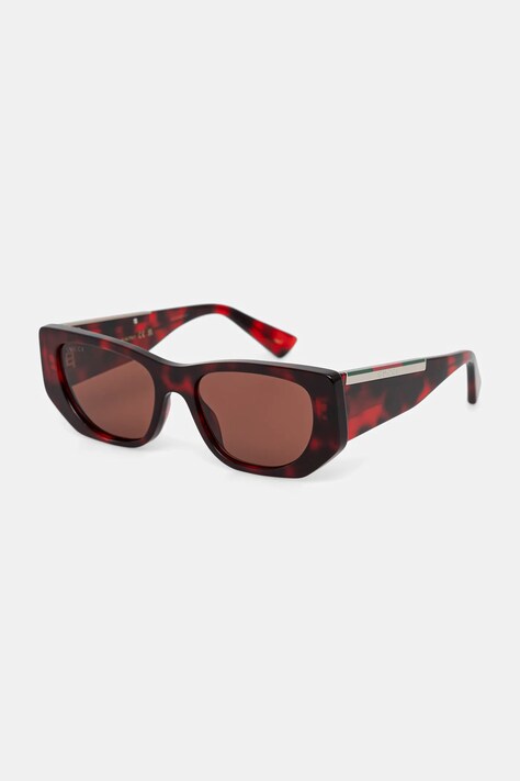 Gucci okulary przeciwsłoneczne damskie kolor czerwony GG1959S