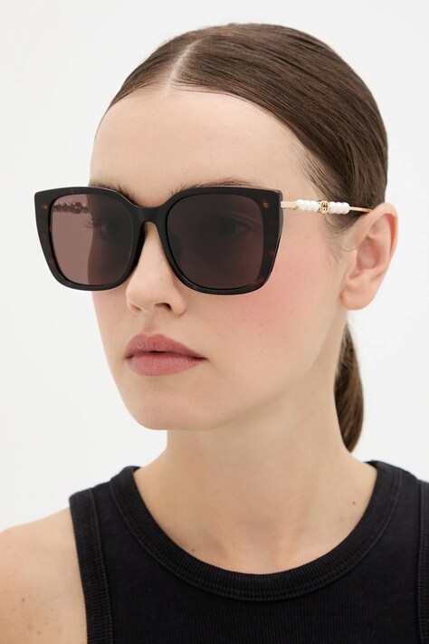 Gucci ochelari de soare culoarea maro, GG1971SA