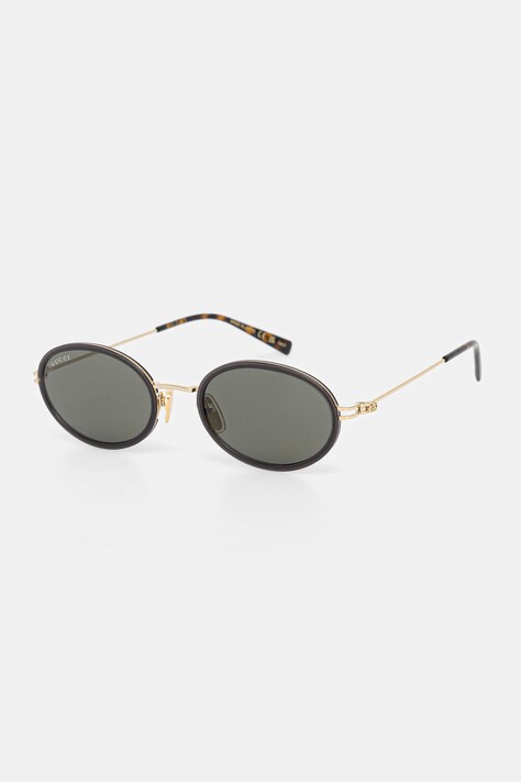 Gucci okulary przeciwsłoneczne damskie kolor złoty GG1980S