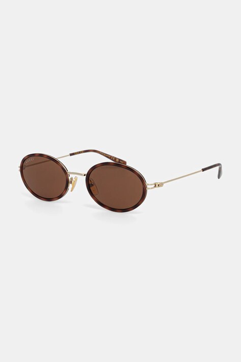 Слънчеви очила Gucci в кафяво GG1980S