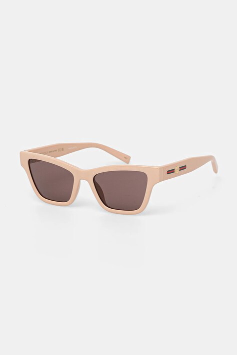 Gucci okulary przeciwsłoneczne damskie kolor różowy GG1982S