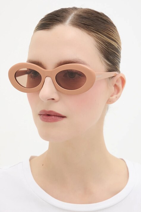 Γυαλιά ηλίου Saint Laurent χρώμα: καφέ, SL 594