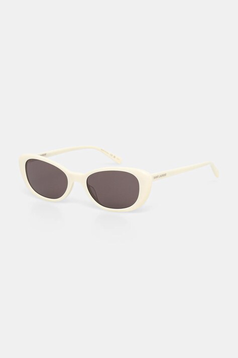 Saint Laurent okulary przeciwsłoneczne damskie kolor beżowy SL 822