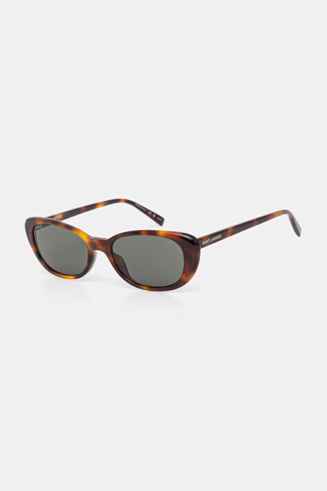 Saint Laurent okulary przeciwsłoneczne damskie kolor brązowy SL 822