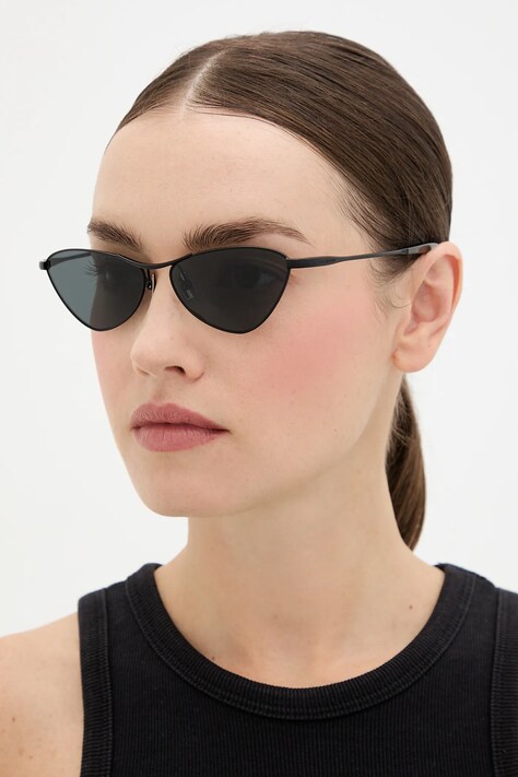 Saint Laurent ochelari de soare culoarea negru, SL 830