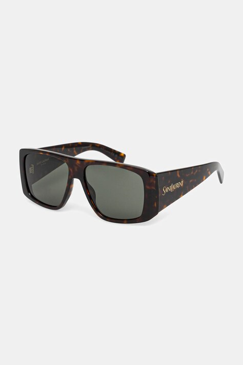 Saint Laurent okulary przeciwsłoneczne damskie kolor brązowy SL 832