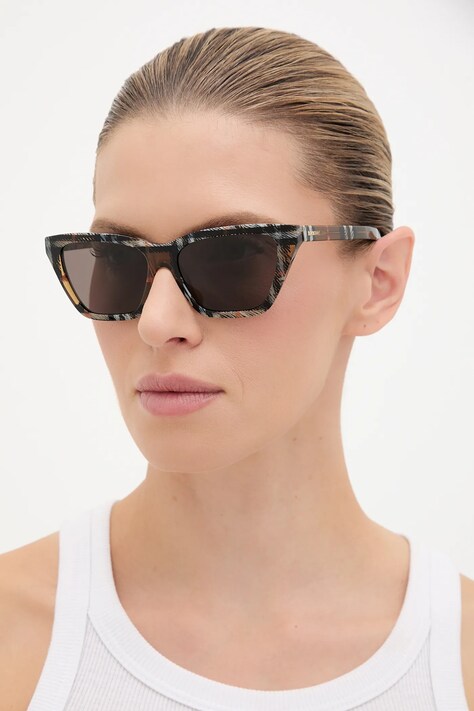Burberry ochelari de soare culoarea maro, 0BE4468