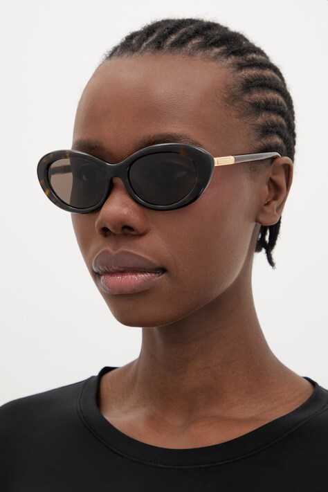 Dolce & Gabbana okulary przeciwsłoneczne damskie kolor brązowy 0DG4519