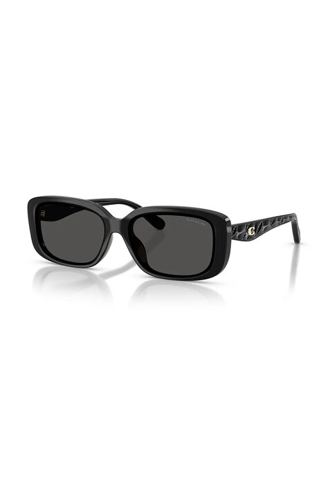 Coach okulary przeciwsłoneczne damskie kolor czarny 0HC8444D