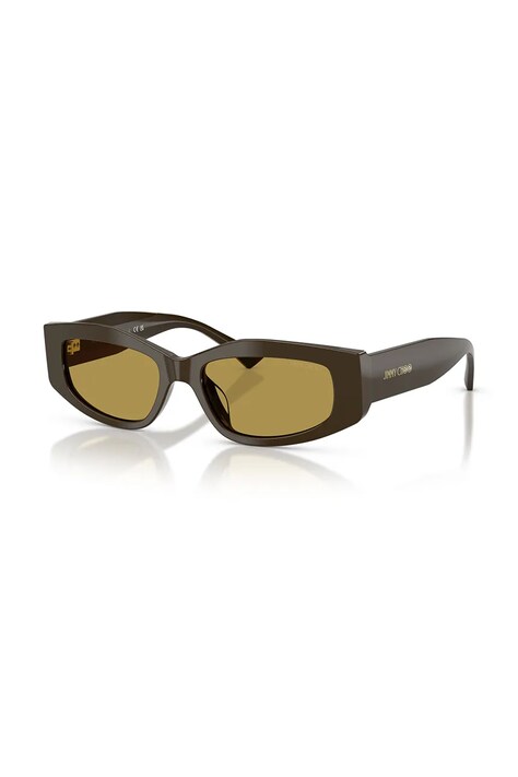 Jimmy Choo ochelari de soare culoarea verde, 0JC5046BU