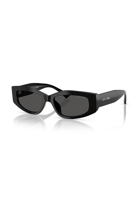 Jimmy Choo okulary przeciwsłoneczne damskie kolor czarny 0JC5046BU
