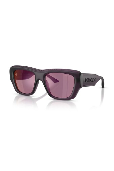 Jimmy Choo okulary przeciwsłoneczne damskie kolor fioletowy 0JC6003U