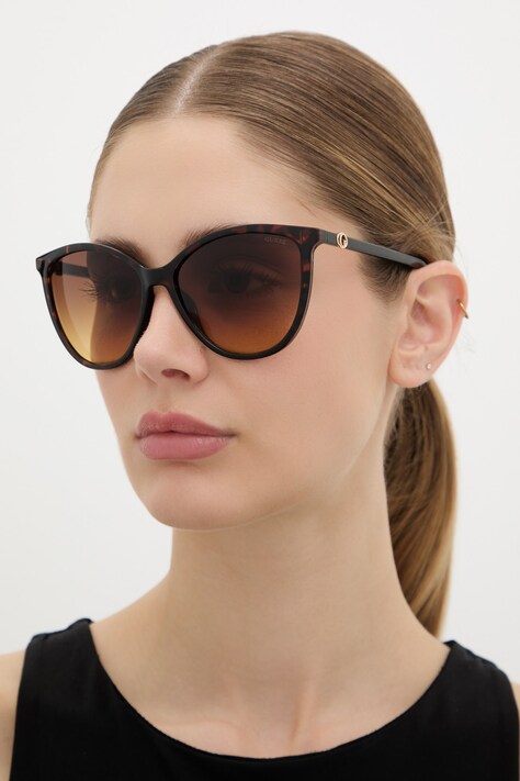 Guess okulary przeciwsłoneczne damskie brązowe GU00256_5852F