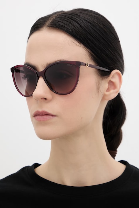 Guess ochelari de soare culoarea bordo, GU00256_5869F