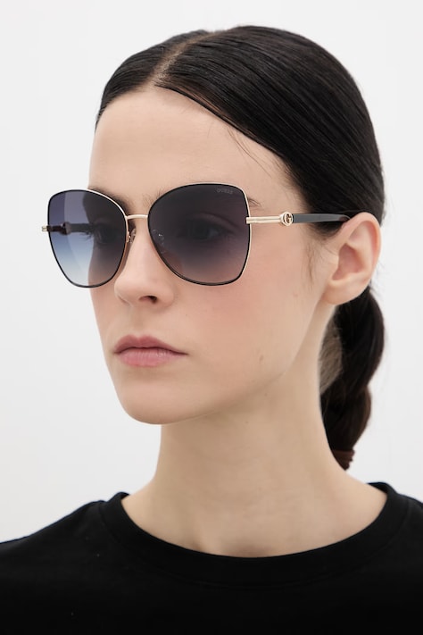 Guess okulary przeciwsłoneczne damskie kolor czarny GU00259_5901B