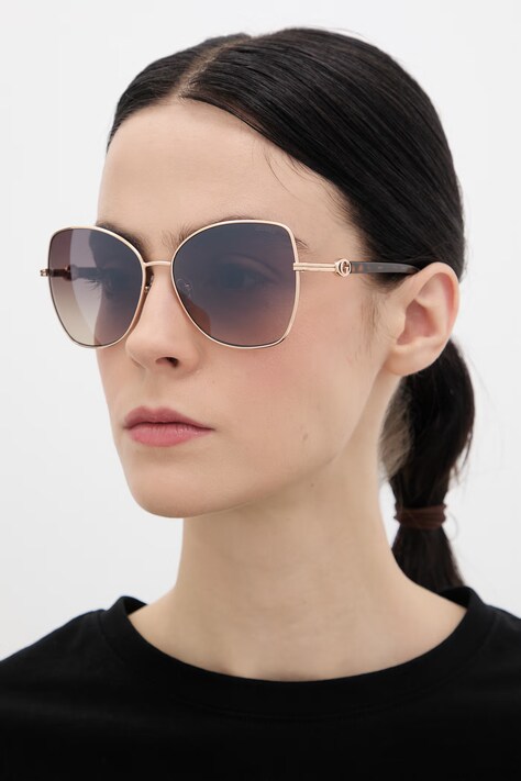 Guess okulary przeciwsłoneczne damskie kolor złoty GU00259_5932G