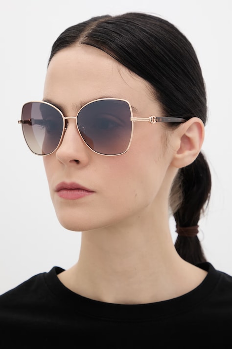 Guess okulary przeciwsłoneczne damskie kolor złoty GU00259_5932G