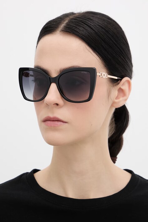 Guess okulary przeciwsłoneczne damskie kolor czarny GU00266_5601B