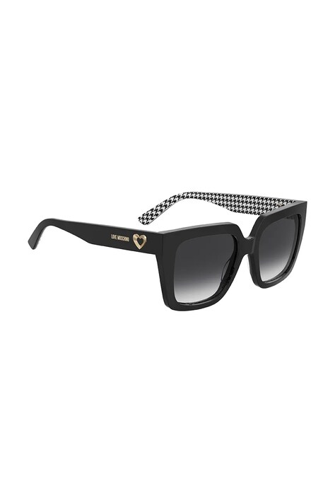 Love Moschino квадратні сонцезахисні окуляри жіночі — AA00-OKD27A, чорний — фото 4