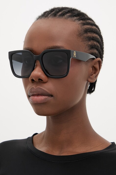 Slnečné okuliare Tommy Hilfiger čierna farba, TH 2342/S