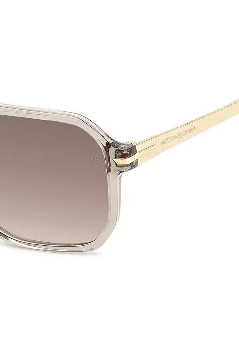Victoria Beckham okulary przeciwsłoneczne damskie kolor beżowy VB 1002/S