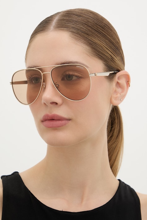 Carrera okulary przeciwsłoneczne damskie złote CARRERA 3088/S
