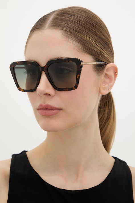 AllSaints слънчеви очила дамски Gwen кафяви ALS5038