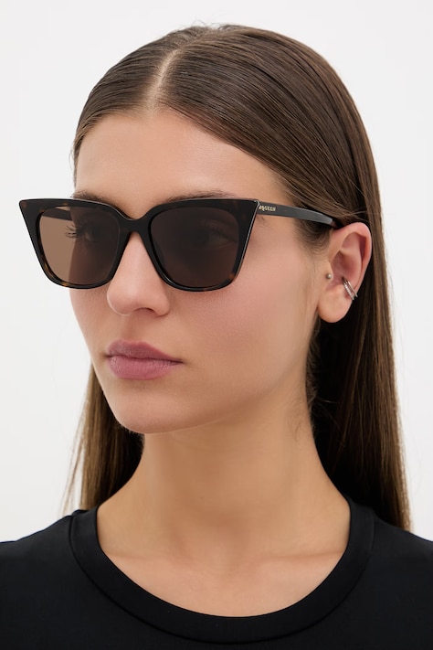 Alexander McQueen sončna očala ženska rjava AM0556S