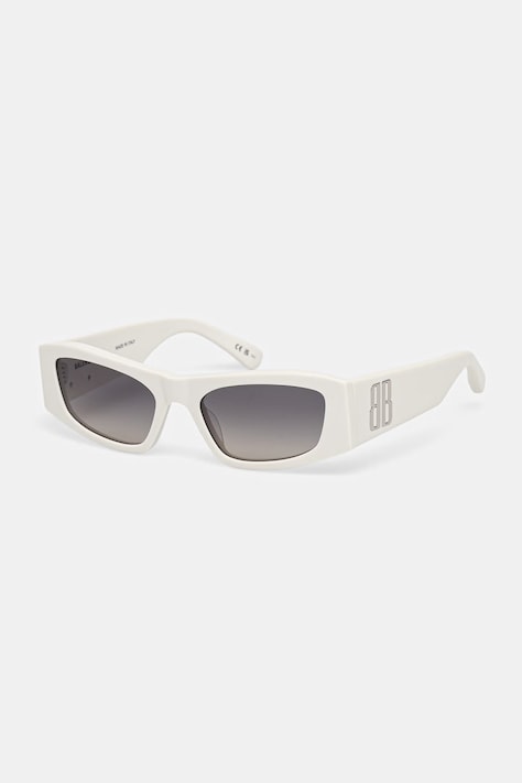 Balenciaga okulary przeciwsłoneczne damskie białe BB0478S