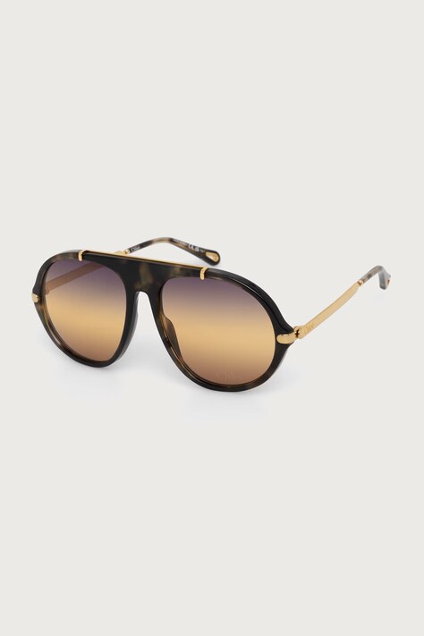 Chloe Okulary przeciwsłoneczne damskie brązowe CH0357S