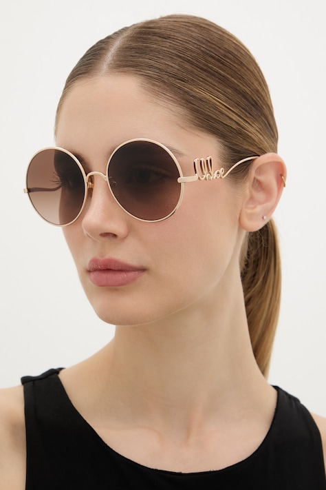 Chloe Ochelari de soare de femei aurii CH0372S