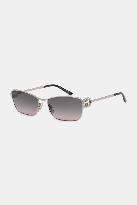 Gucci okulary przeciwsłoneczne damskie srebrne GG2045S