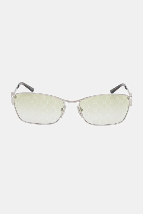 Gucci okulary przeciwsłoneczne damskie srebrne GG2045S
