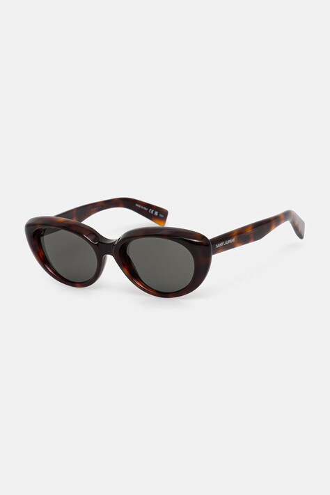 Saint Laurent okulary przeciwsłoneczne damskie brązowe SL 859