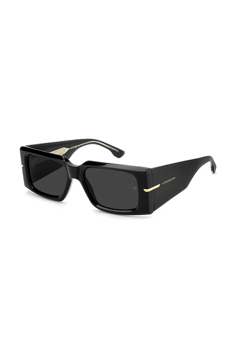 Victoria Beckham Okulary przeciwsłoneczne damskie czarne VB 7008/S
