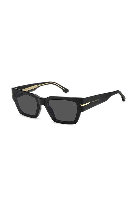 Victoria Beckham Okulary przeciwsłoneczne kocie oczy damskie czarne VB 7001/S