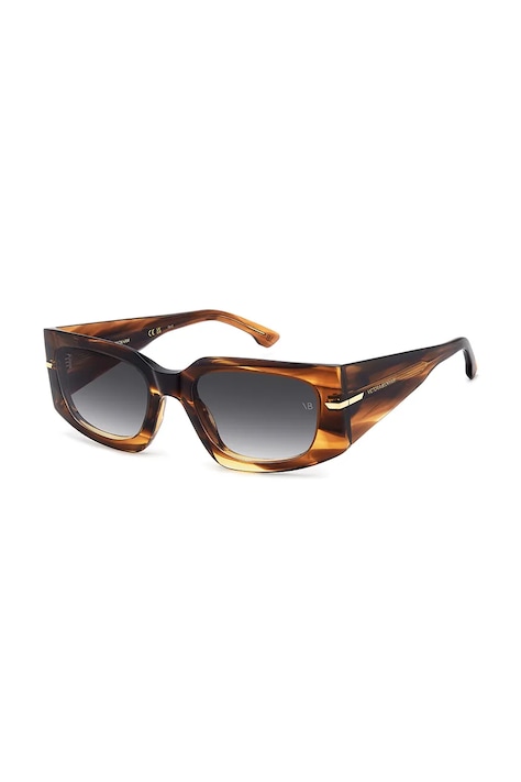 Victoria Beckham Okulary przeciwsłoneczne damskie brązowe VB 7018/S