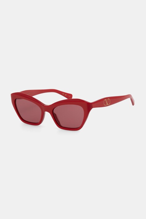 Valentino Eyewear okulary przeciwsłoneczne damskie czerwone VG0009S