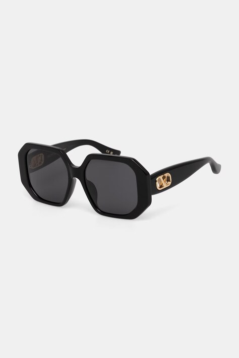 Valentino Eyewear okulary przeciwsłoneczne damskie czarne VG0003SA