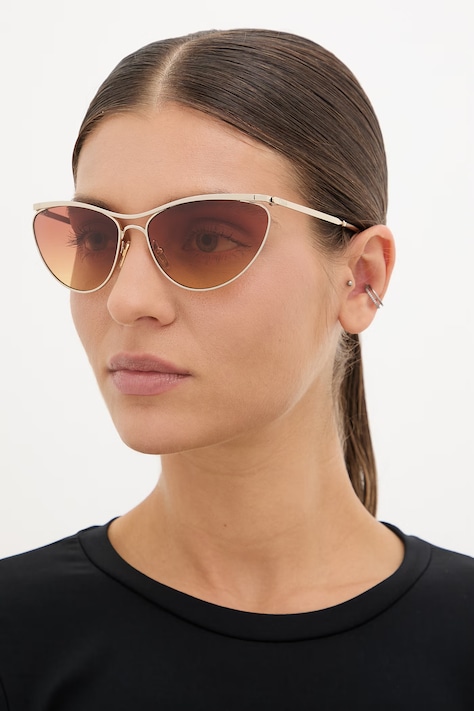 Chloe occhiali da sole cat eye da donna oro CH0386S