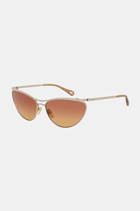 Chloe okulary przeciwsłoneczne kocie oczy damskie złote CH0386S
