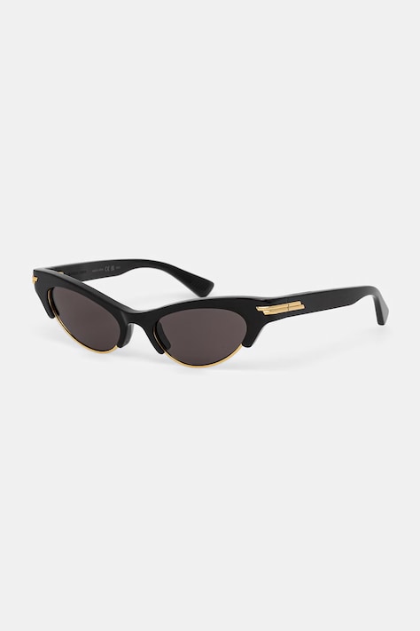 Bottega Veneta okulary przeciwsłoneczne damskie czarne BV1431S