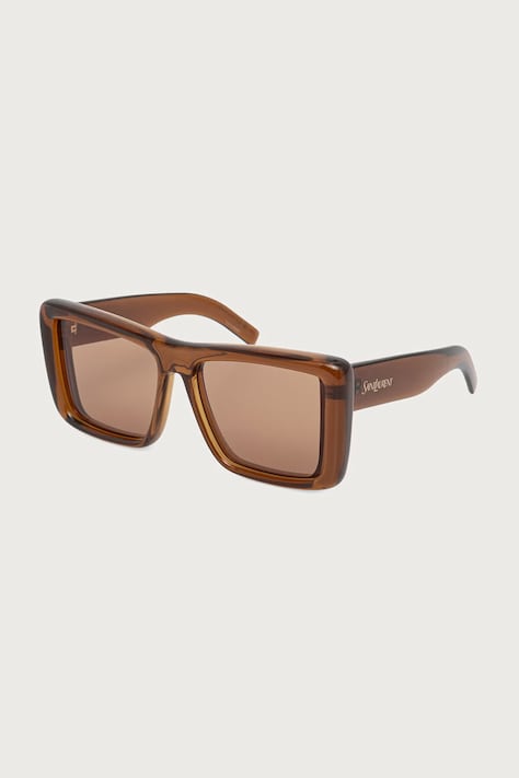 Saint Laurent Okulary przeciwsłoneczne damskie HOWL brązowe SL 900 HOWL