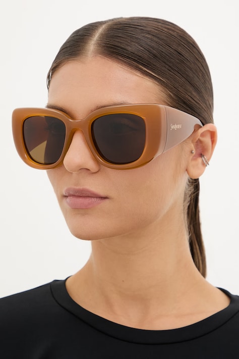 Saint Laurent occhiali da sole cat eye da donna HOWL marrone SL 903 HOWL