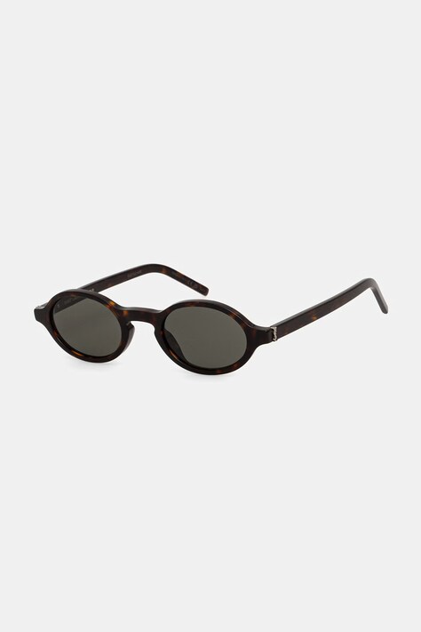 Saint Laurent okulary przeciwsłoneczne damskie brązowe SL M161