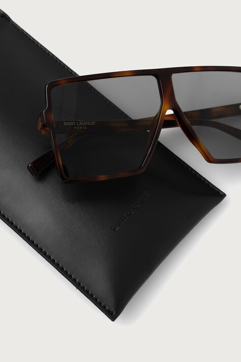 Saint Laurent Okulary przeciwsłoneczne damskie BETTY brązowe SL 909 BETTY S